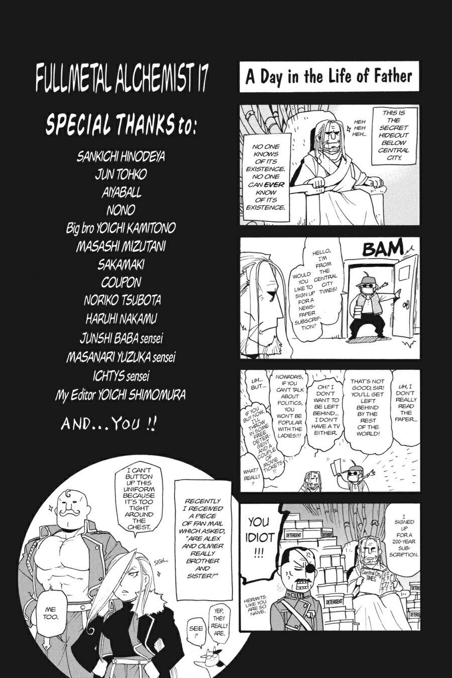 Read Fullmetal Alchemist Manga Online