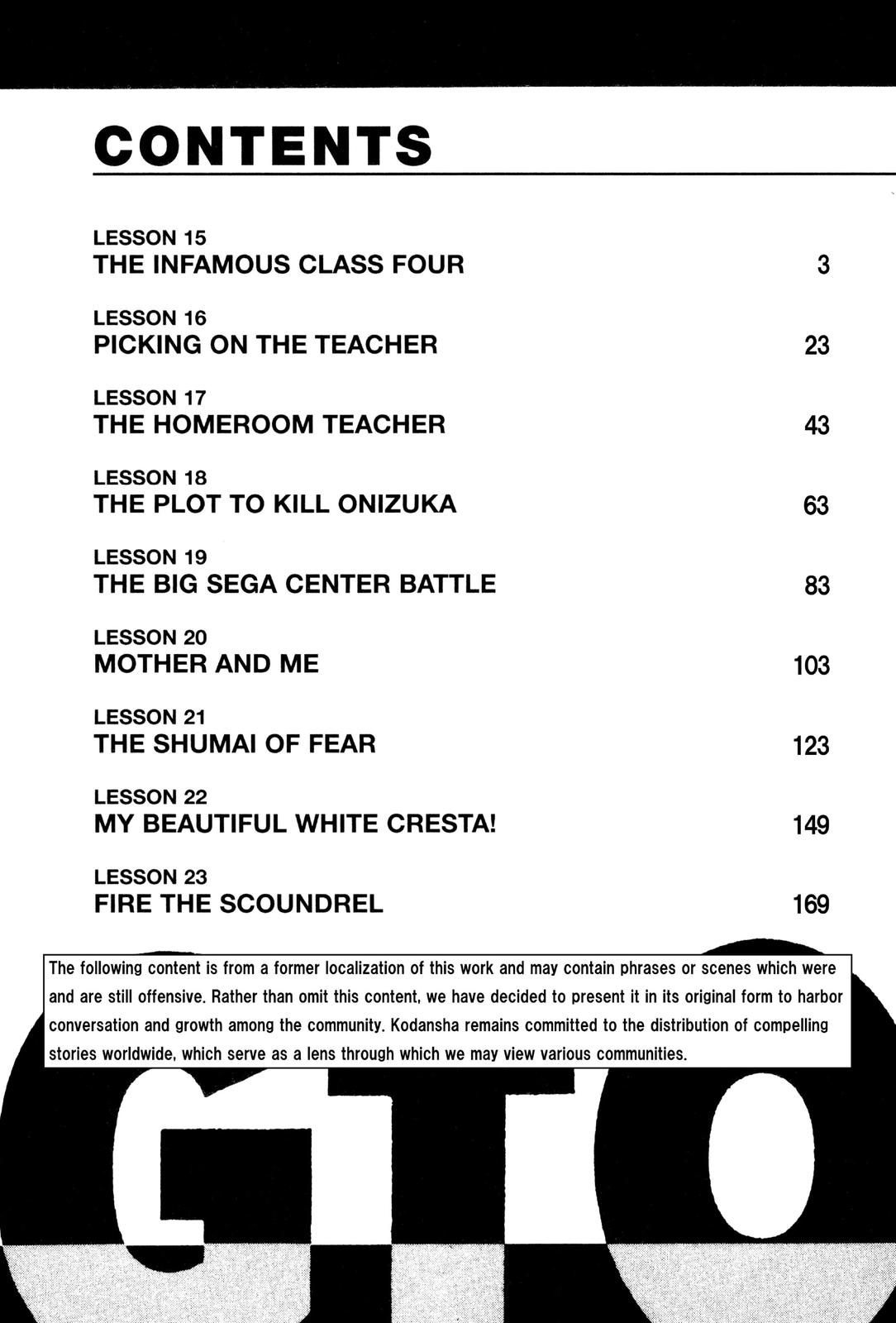 Read GTO - Great Teacher Onizuka Manga Online