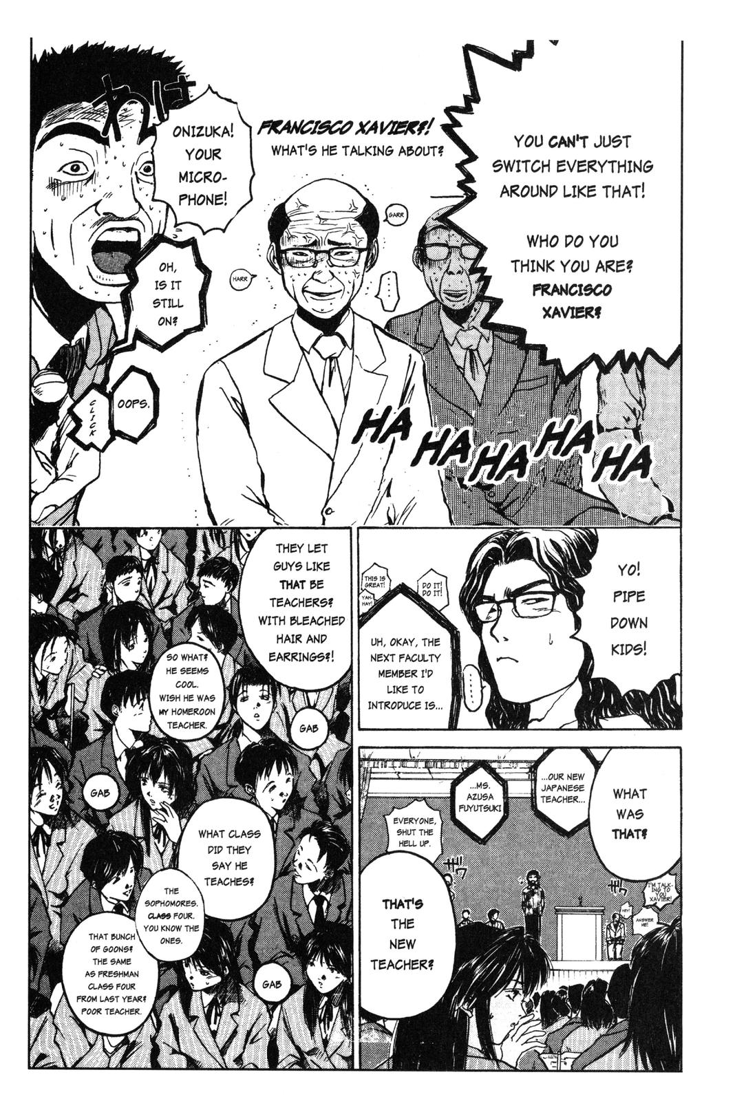 Read GTO - Great Teacher Onizuka Manga Online