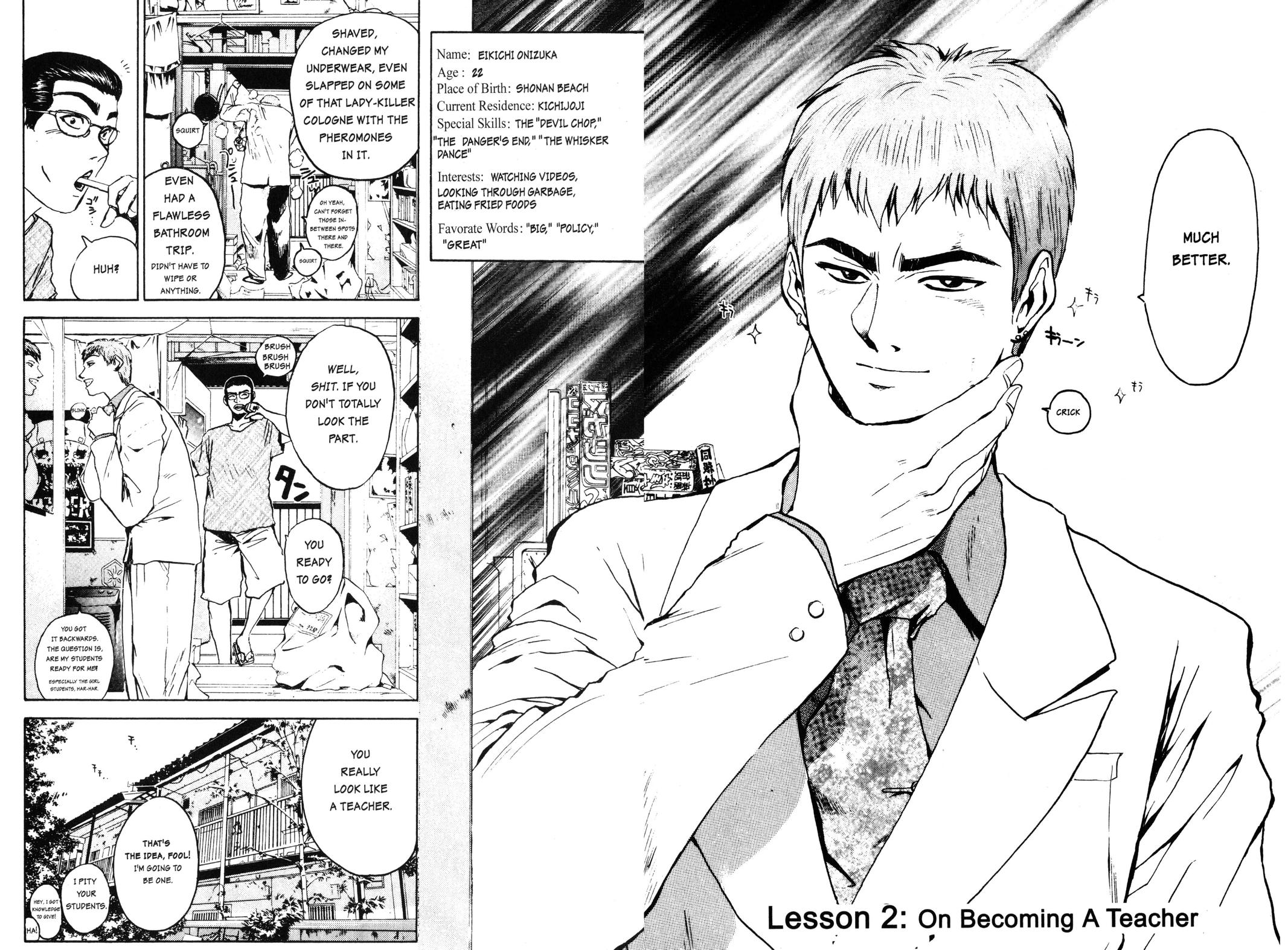 Read GTO - Great Teacher Onizuka Manga Online