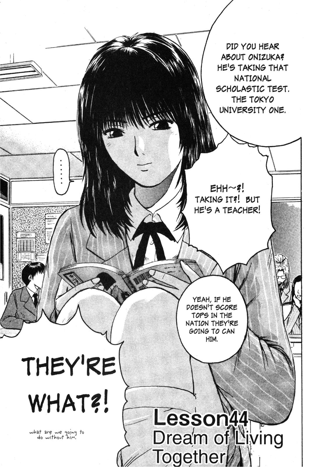 Read GTO - Great Teacher Onizuka Manga Online