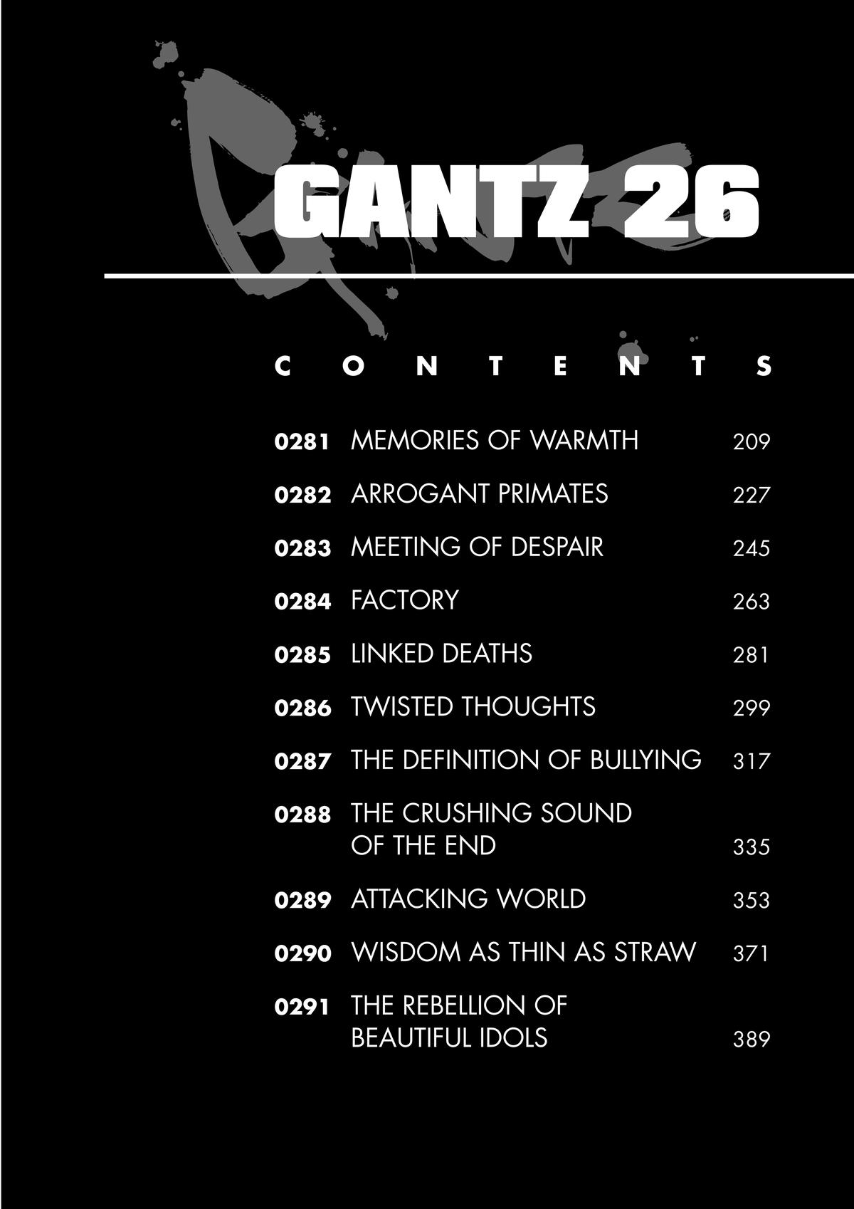 Read Gantz Manga Online