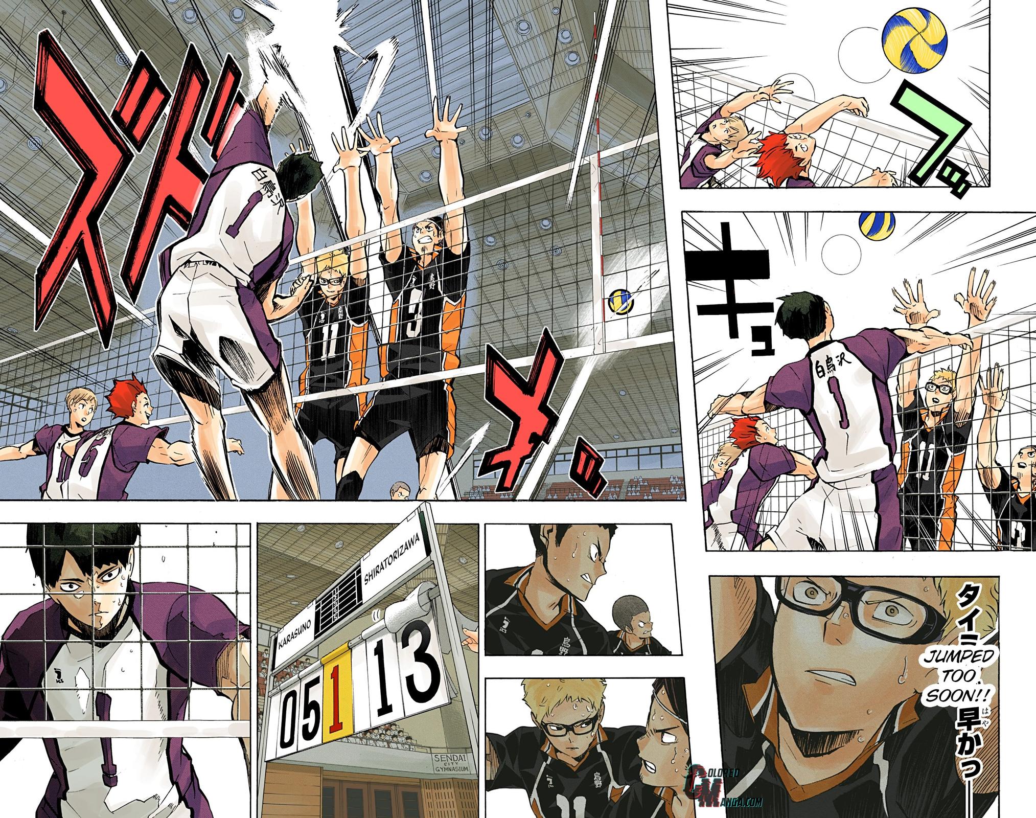 Read Haikyu!! (Color) Manga Online