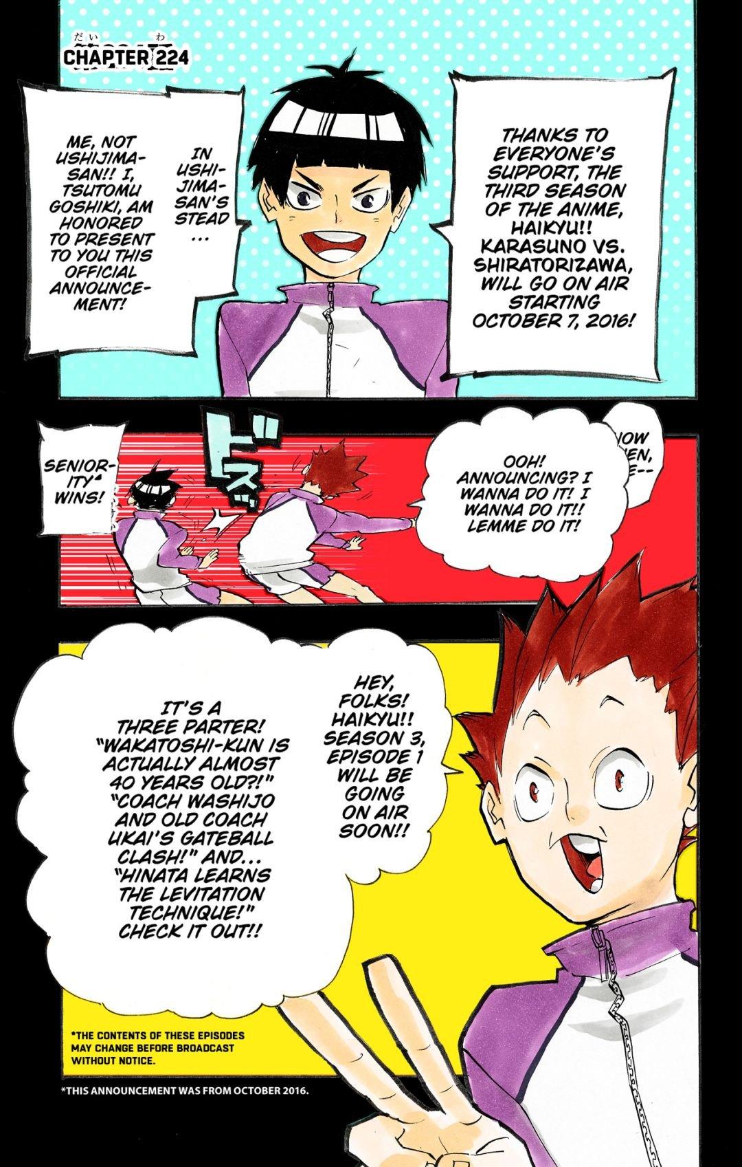 Read Haikyu!! (Color) Manga Online