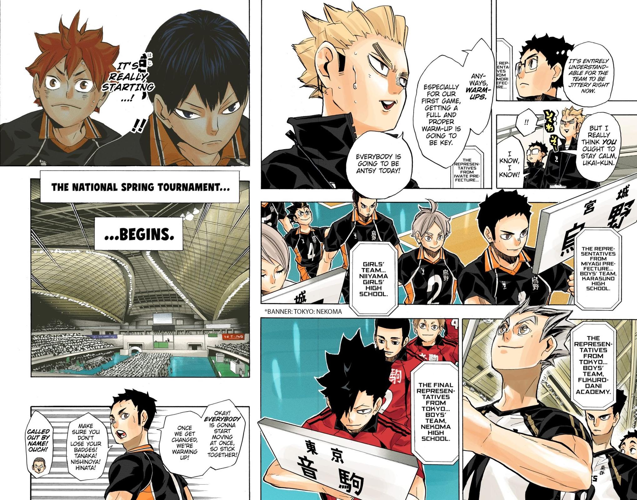 Read Haikyu!! (Color) Manga Online