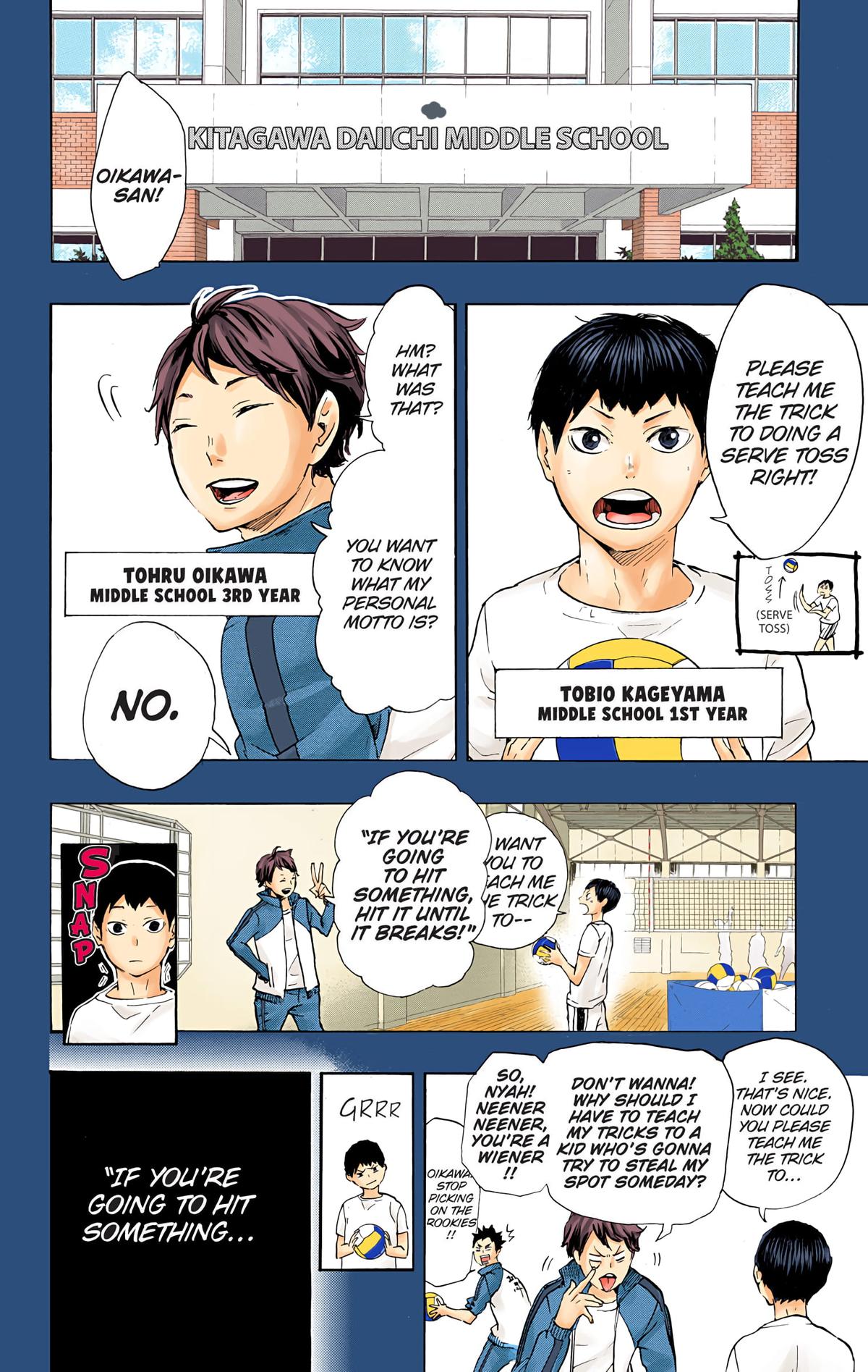 Read Haikyu!! (Color) Manga Online