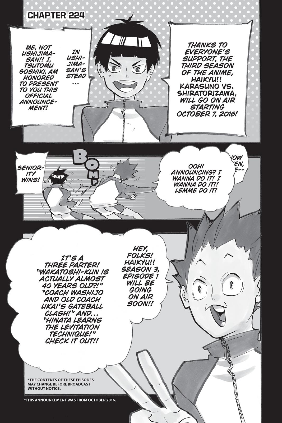 Read Haikyu!! Manga Online