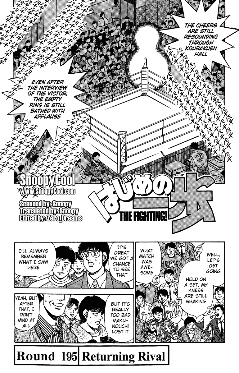 Read Hajime no Ippo Manga Online