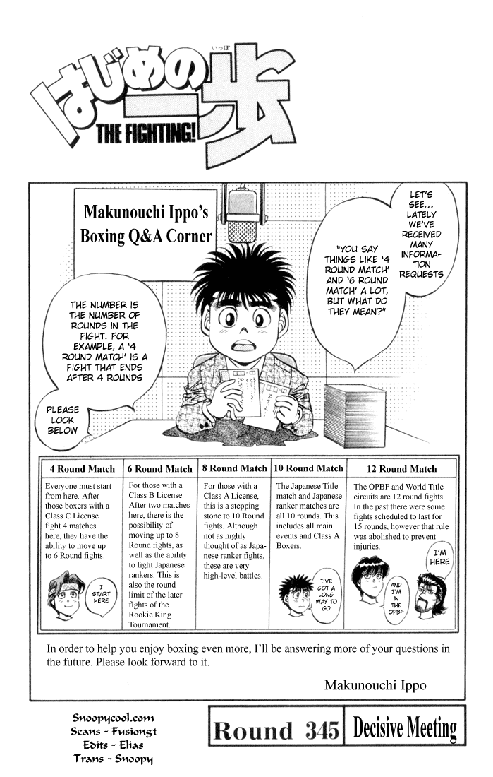 Read Hajime no Ippo Manga Online