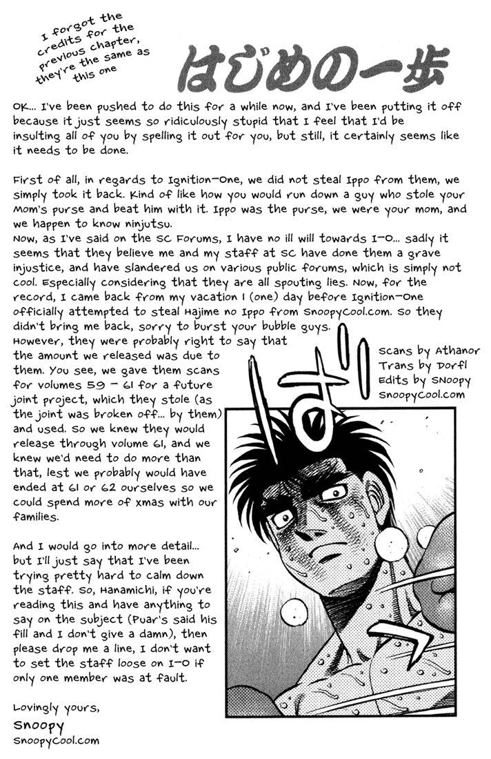 Read Hajime no Ippo Manga Online