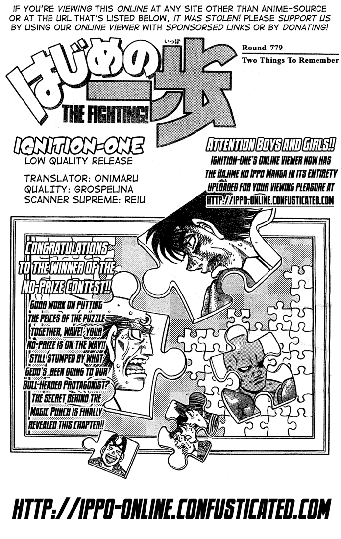 Read Hajime no Ippo Manga Online