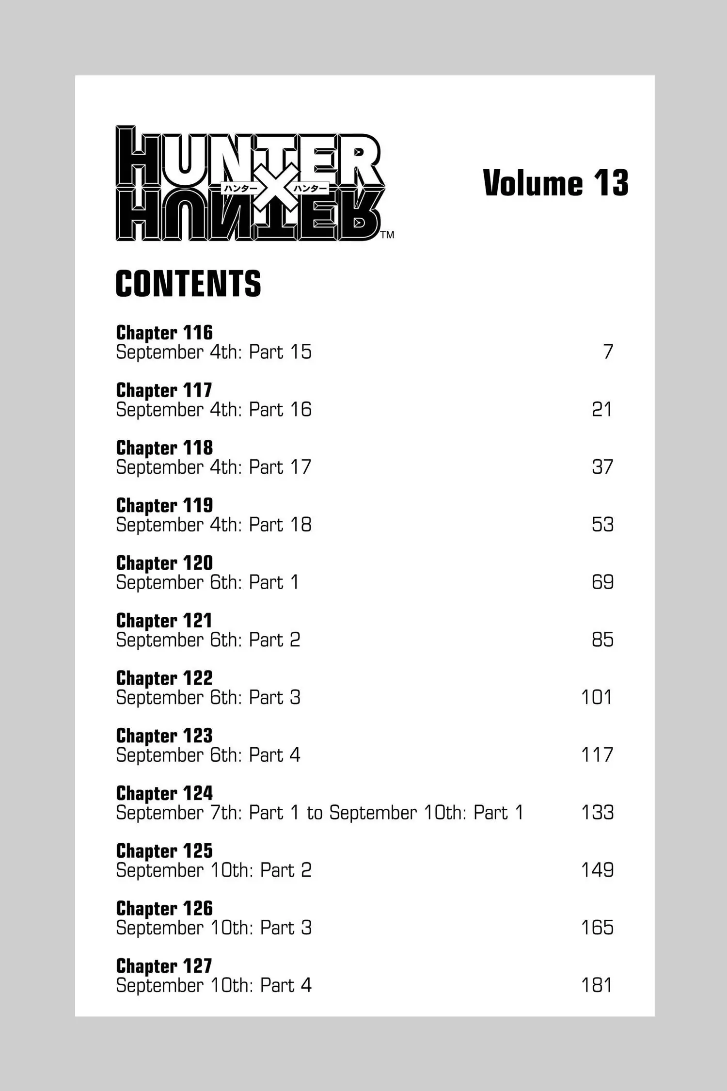 Read Hunter x Hunter Manga Online