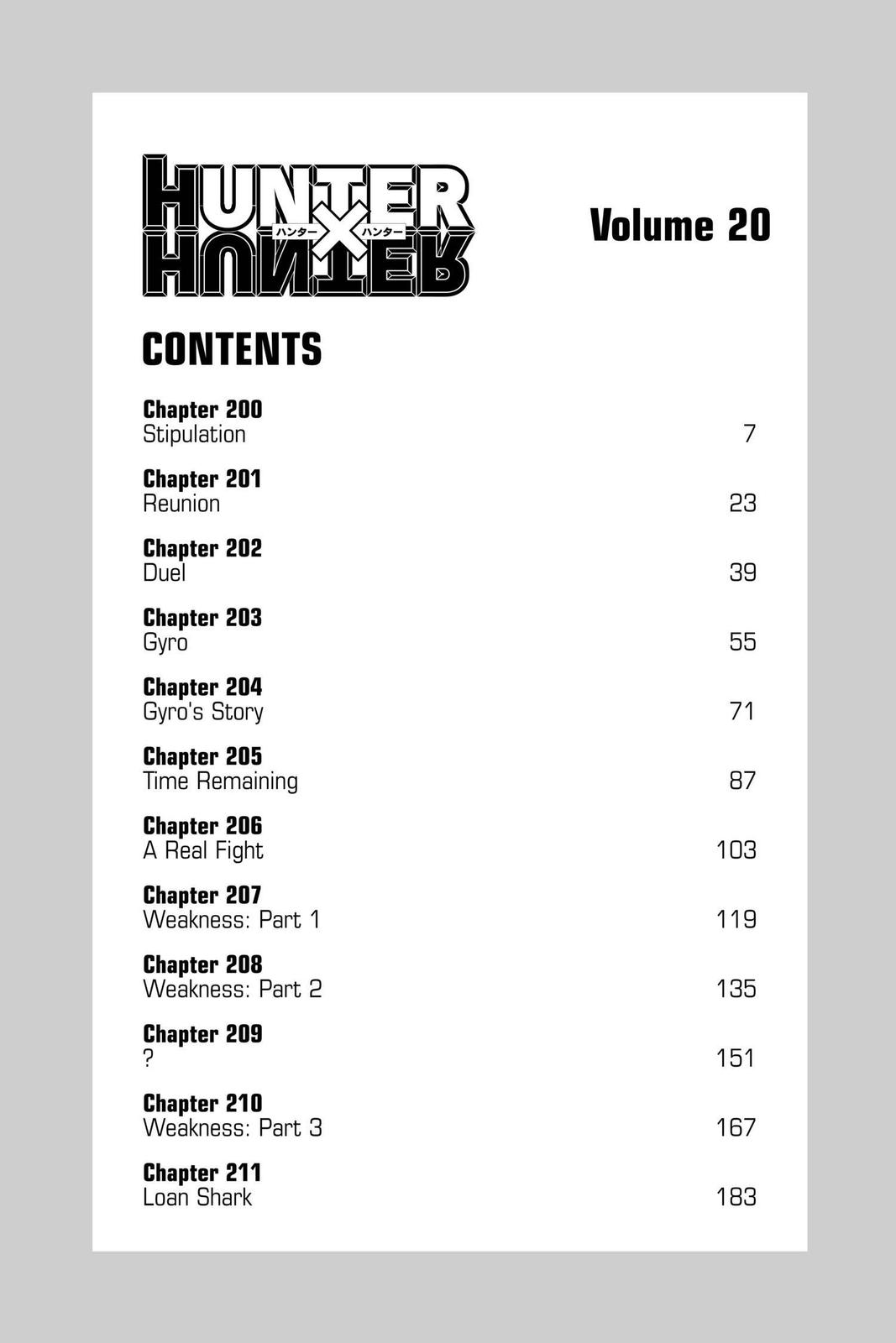 Read Hunter x Hunter Manga Online