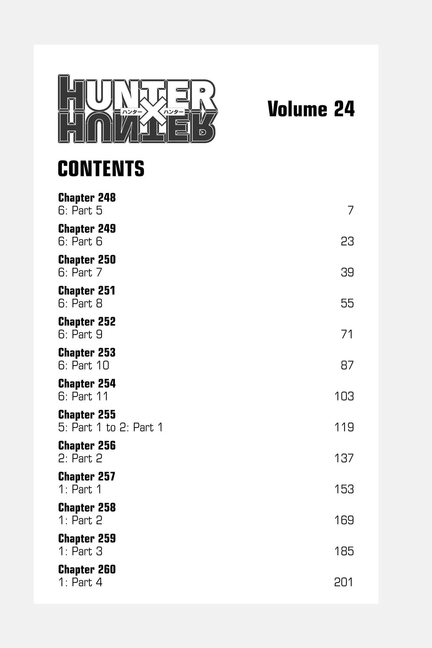 Read Hunter x Hunter Manga Online