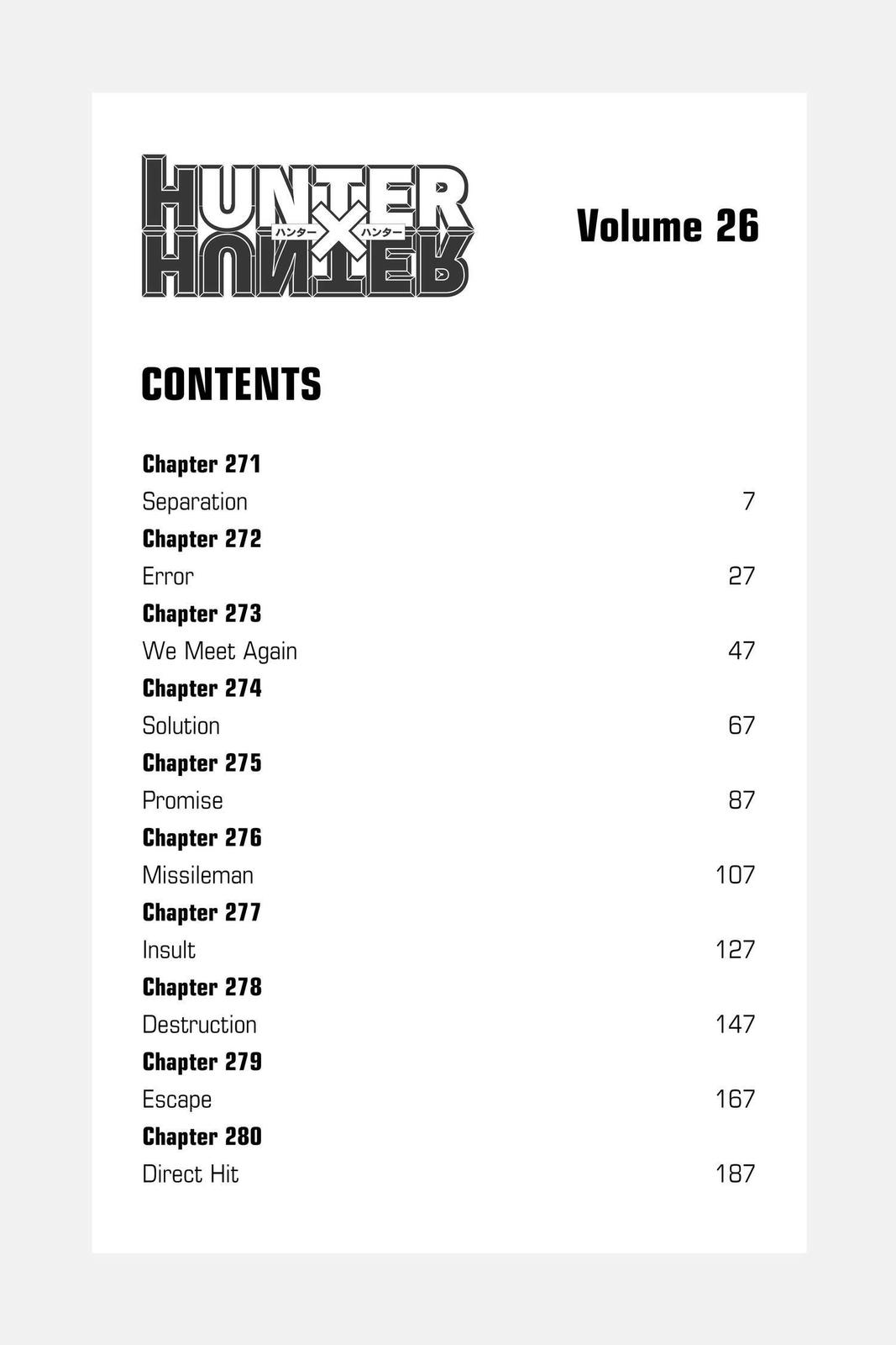 Read Hunter x Hunter Manga Online