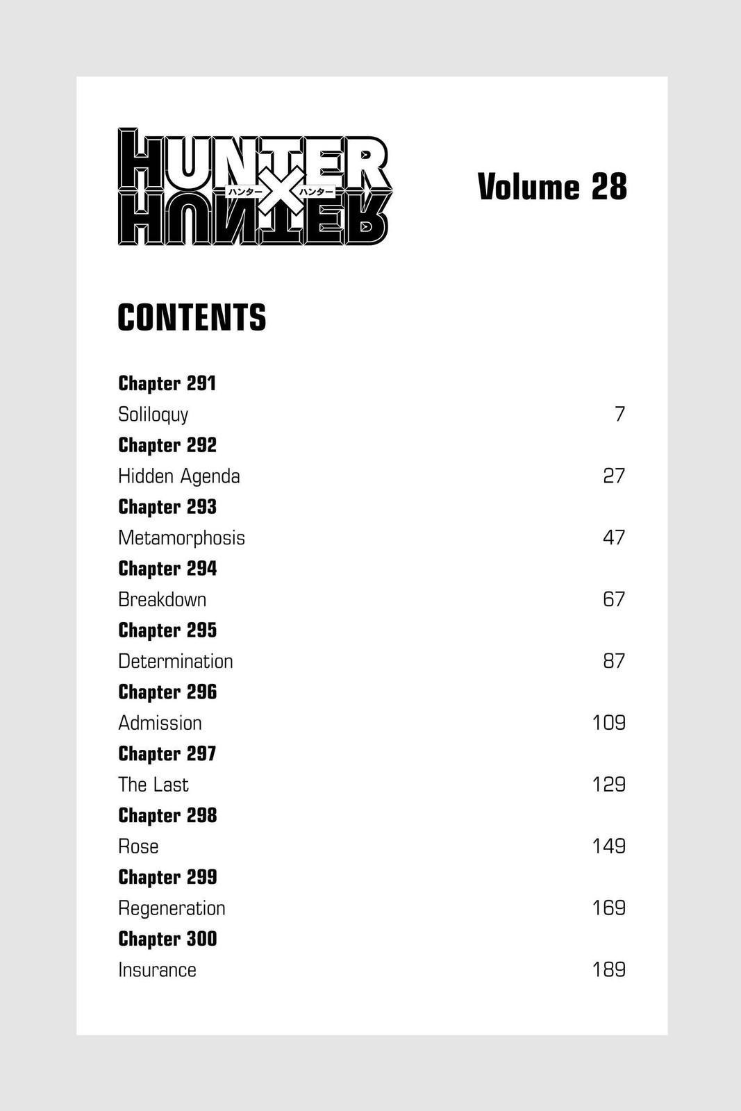 Read Hunter x Hunter Manga Online