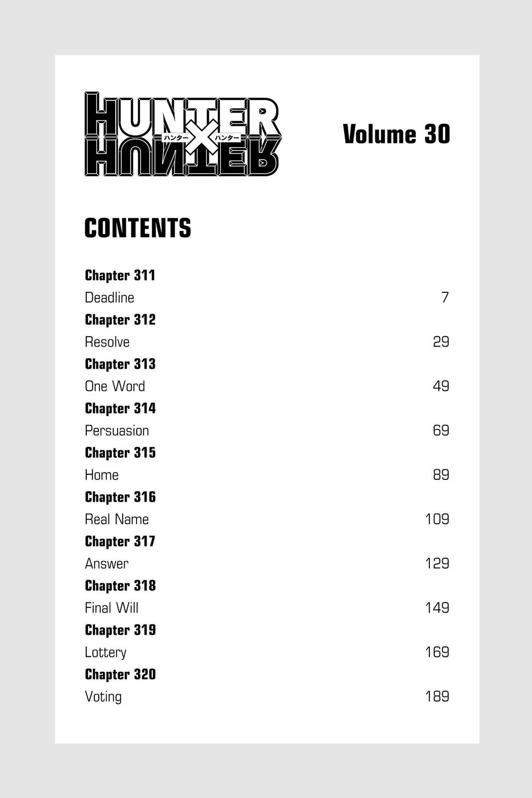 Read Hunter x Hunter Manga Online