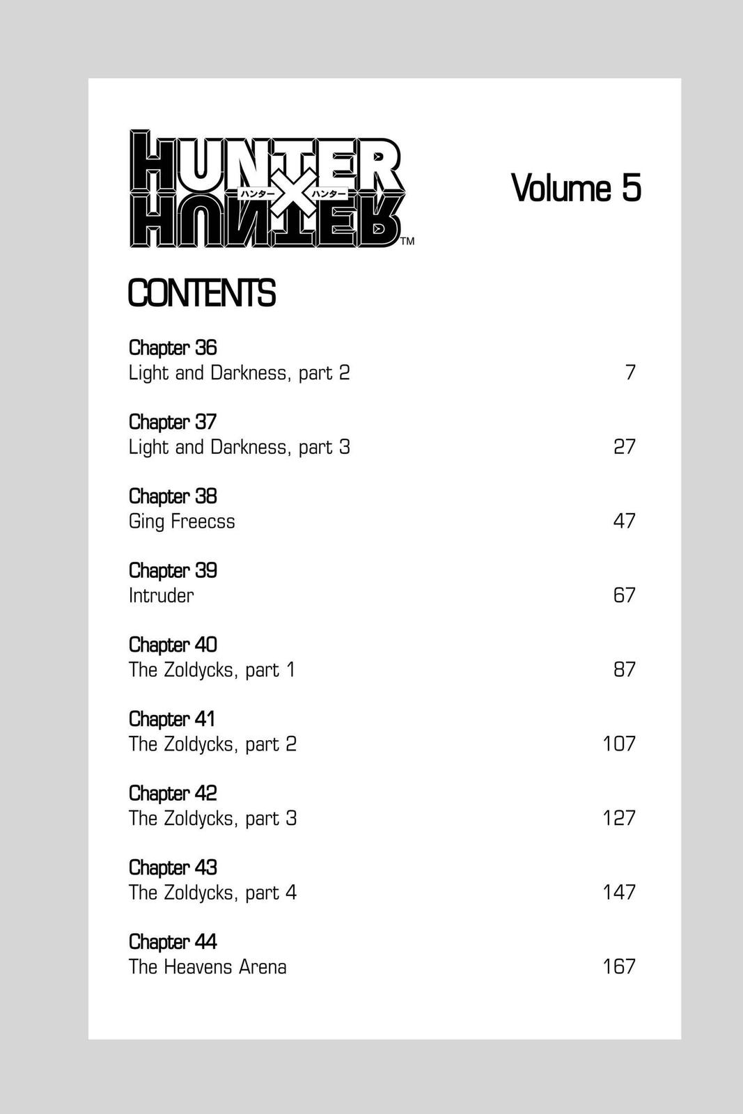 Read Hunter x Hunter Manga Online