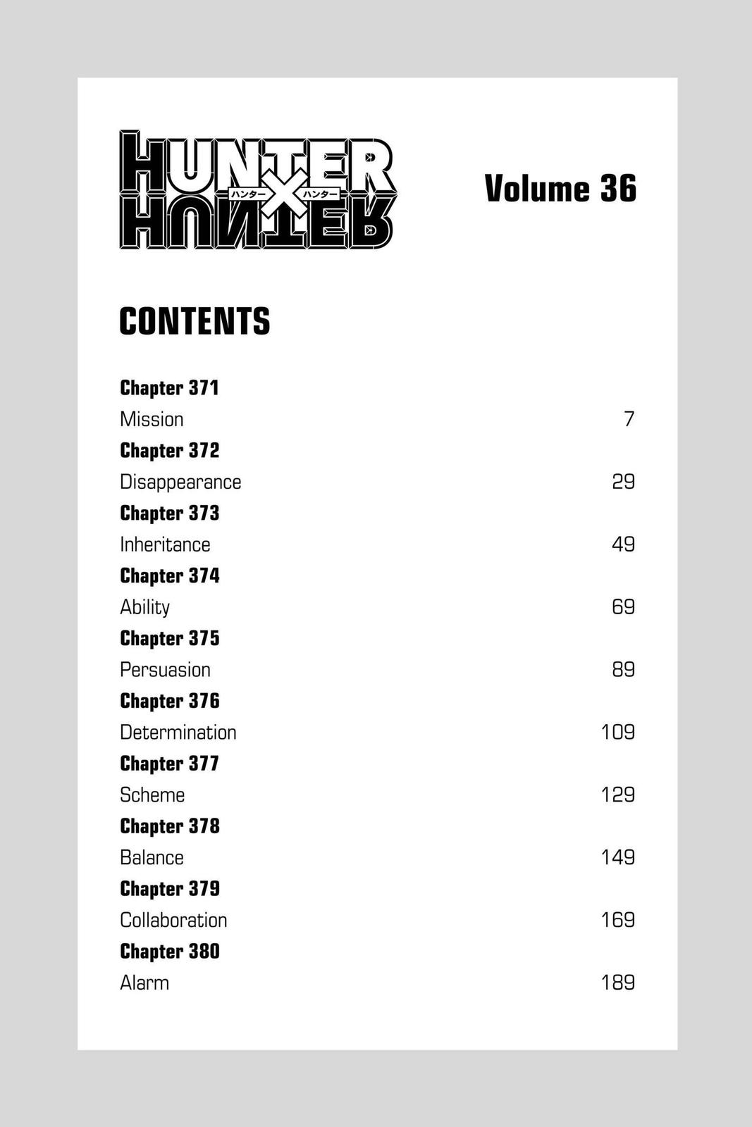 Read Hunter x Hunter Manga Online