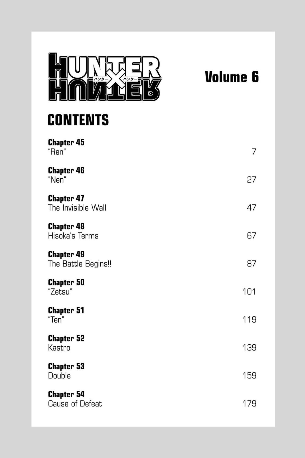 Read Hunter x Hunter Manga Online