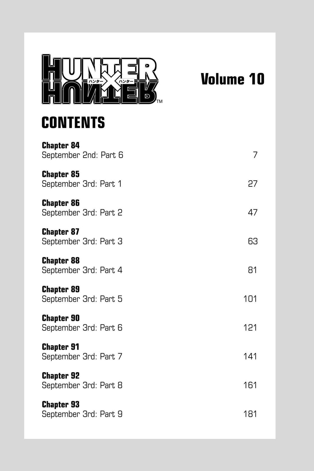 Read Hunter x Hunter Manga Online