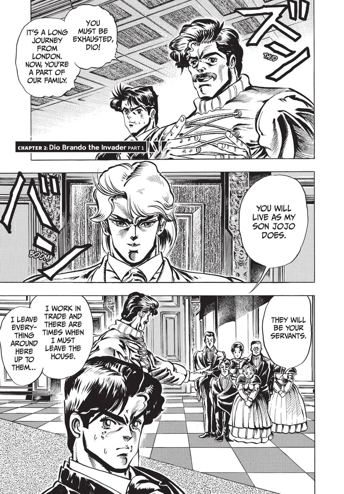 Read JoJo's Bizarre Adventure Part 1 Phantom Blood Manga Online
