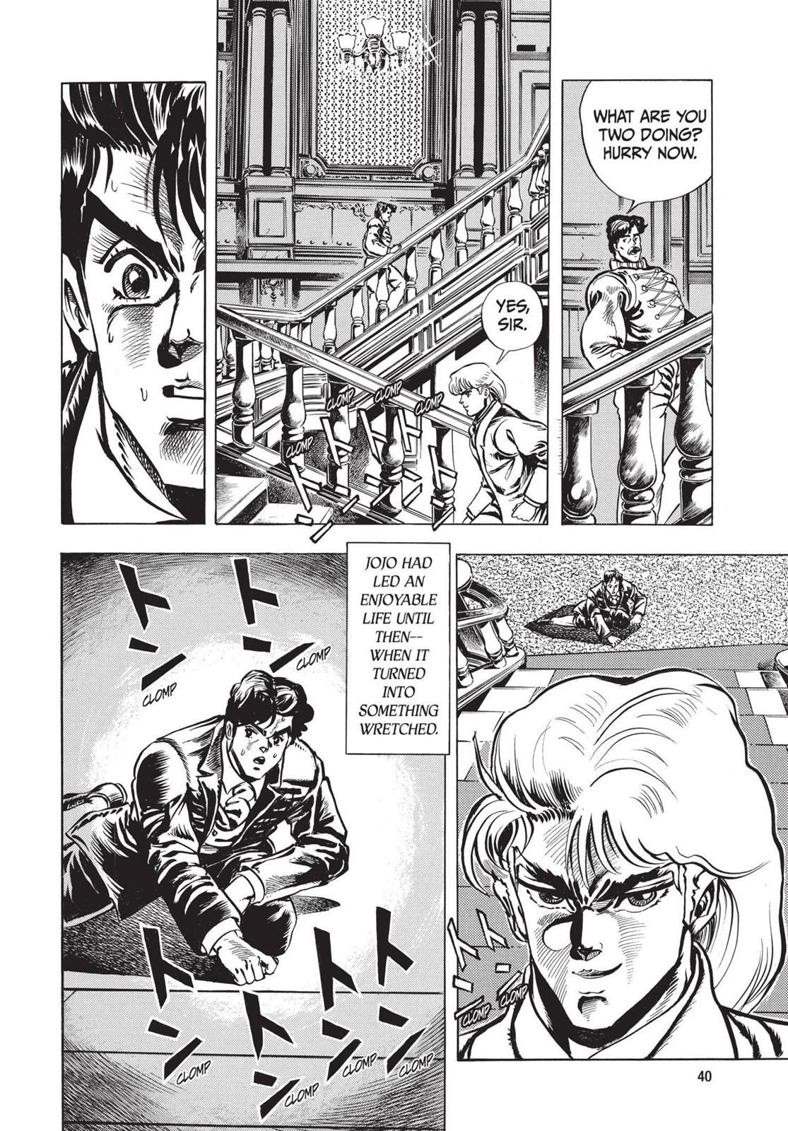 Read JoJo's Bizarre Adventure Part 1 Phantom Blood Manga Online