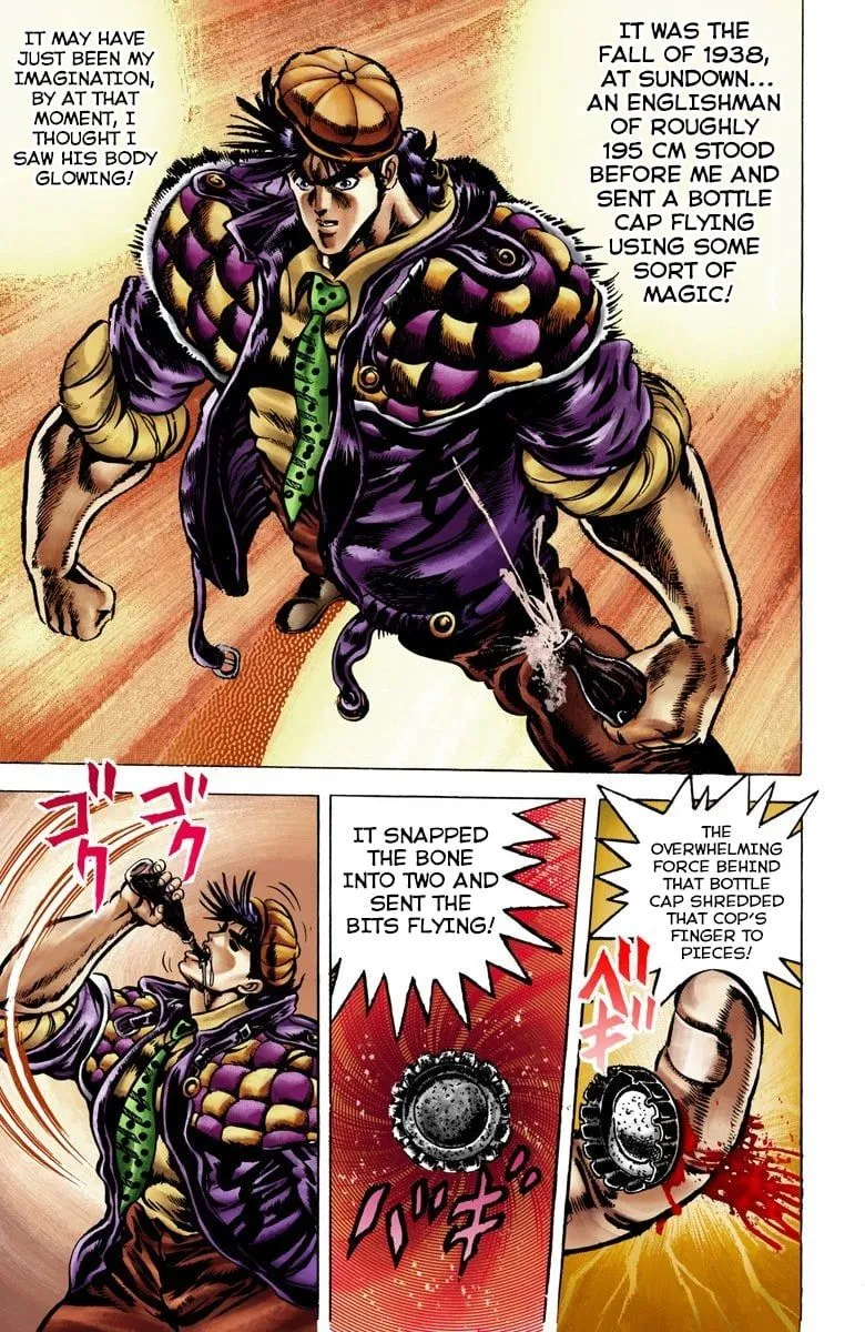 Read JoJo's Bizarre Adventure Part 2 Battle Tendency Official Colored Manga Online