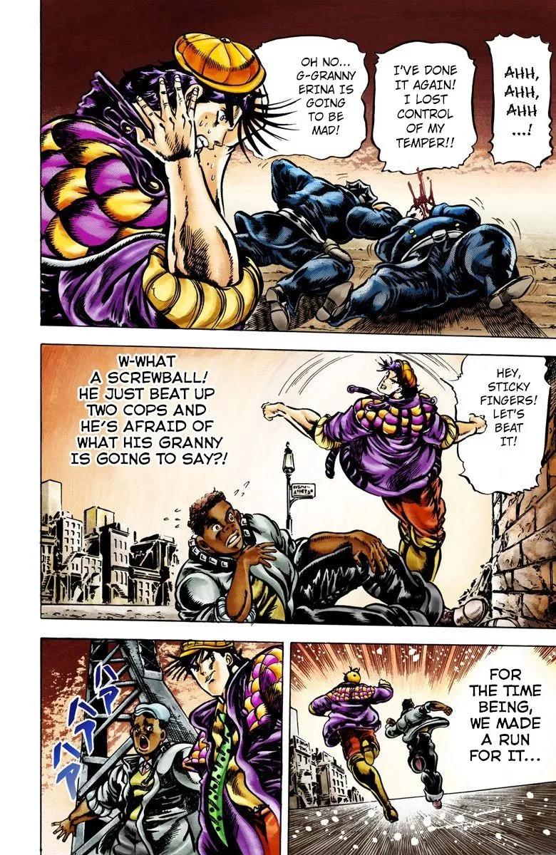 Read JoJo's Bizarre Adventure Part 2 Battle Tendency Official Colored Manga Online