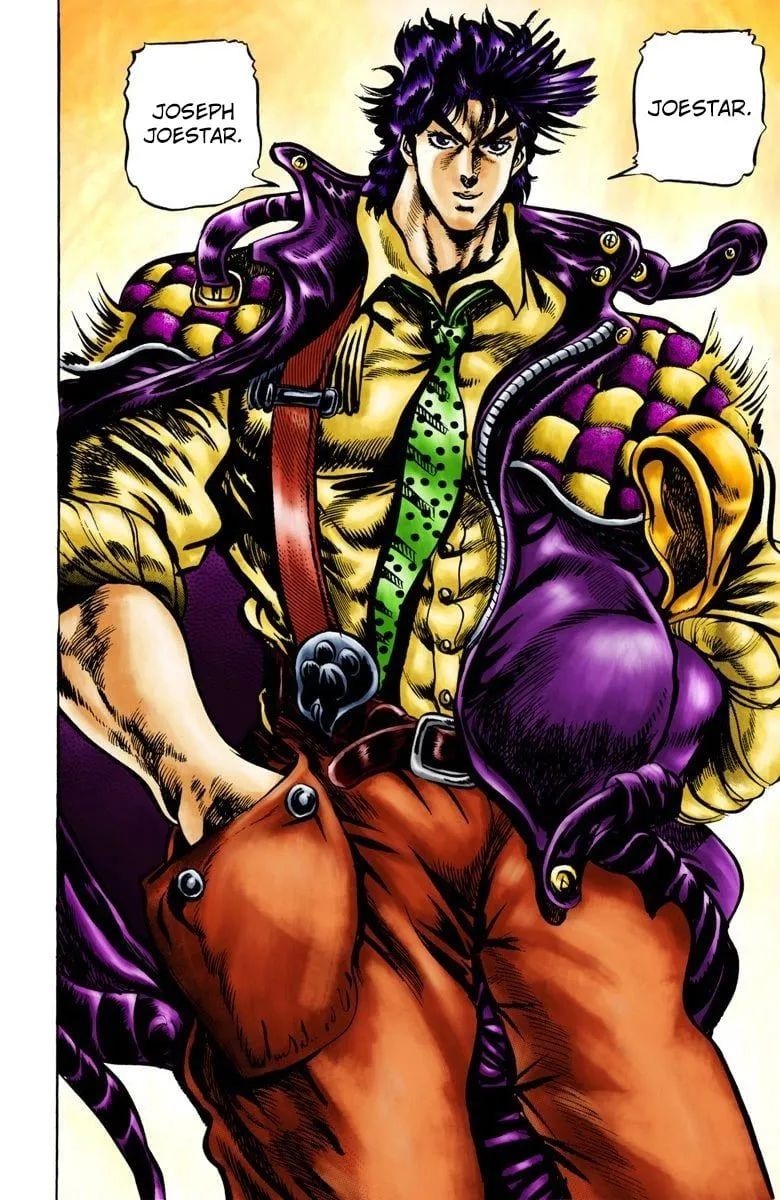 Read JoJo's Bizarre Adventure Part 2 Battle Tendency Official Colored Manga Online