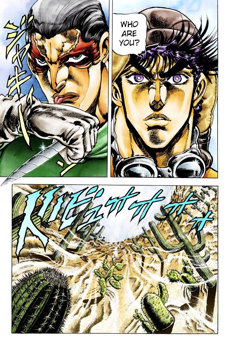 Read JoJo's Bizarre Adventure Part 2 Battle Tendency Official Colored Manga Online