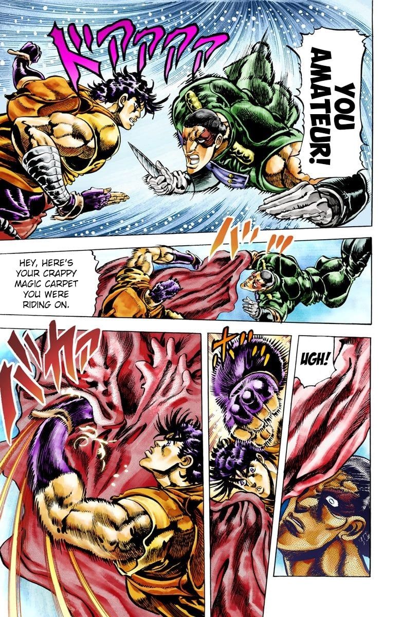 Read JoJo's Bizarre Adventure Part 2 Battle Tendency Official Colored Manga Online