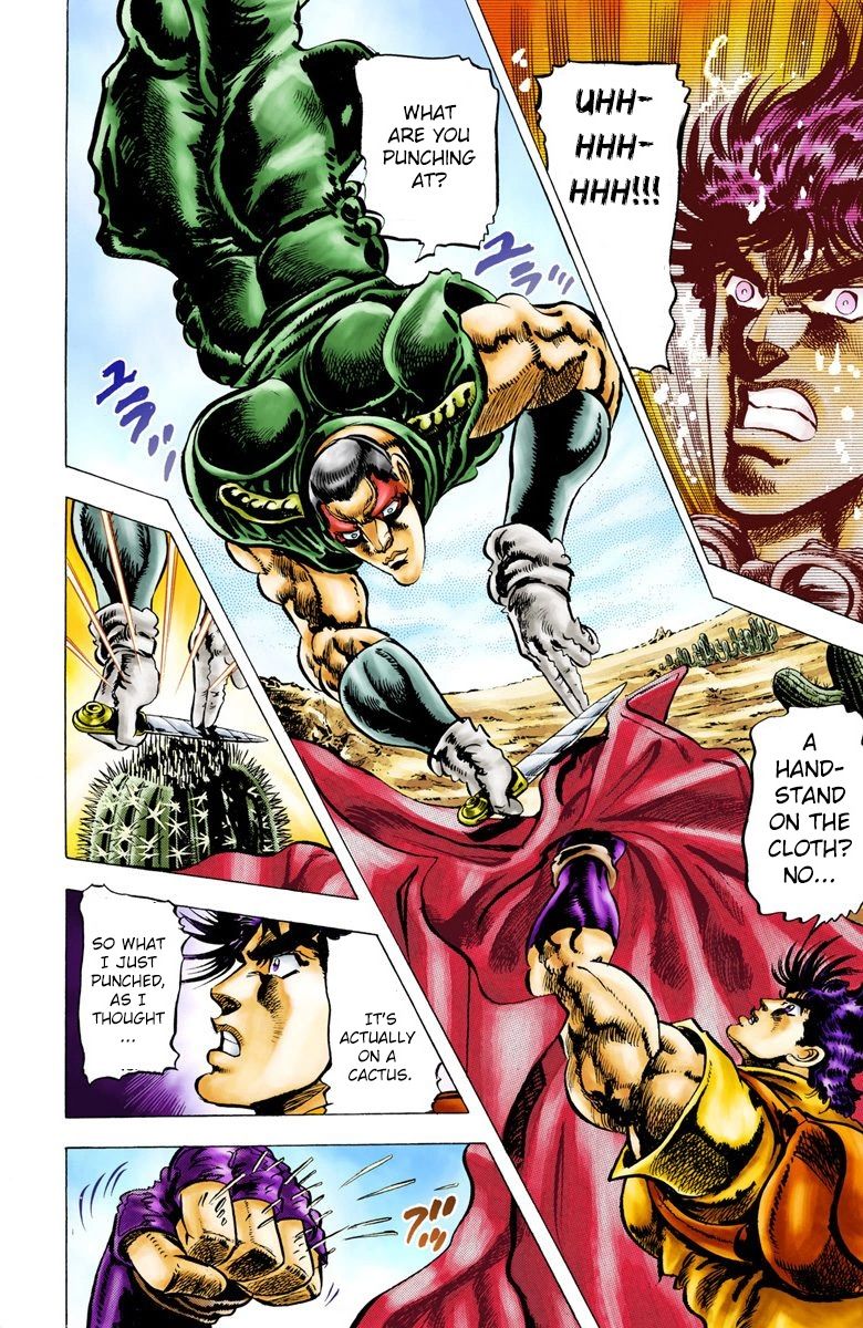 Read JoJo's Bizarre Adventure Part 2 Battle Tendency Official Colored Manga Online