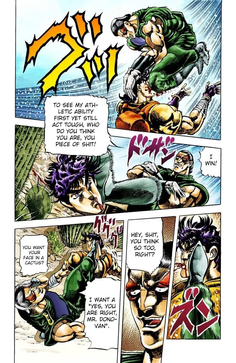 Read JoJo's Bizarre Adventure Part 2 Battle Tendency Official Colored Manga Online