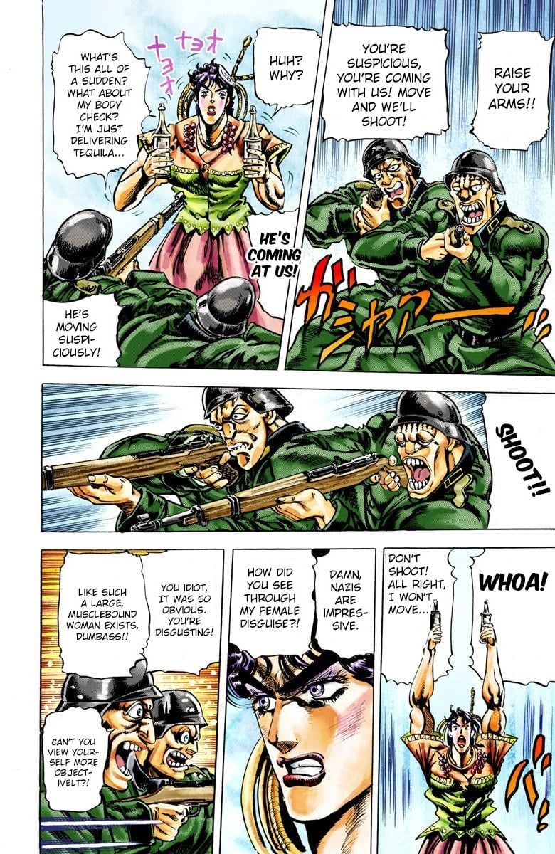 Read JoJo's Bizarre Adventure Part 2 Battle Tendency Official Colored Manga Online