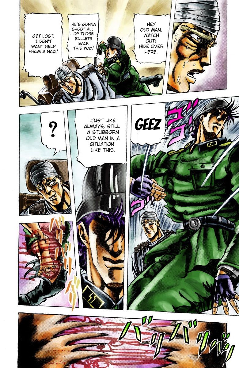 Read JoJo's Bizarre Adventure Part 2 Battle Tendency Official Colored Manga Online