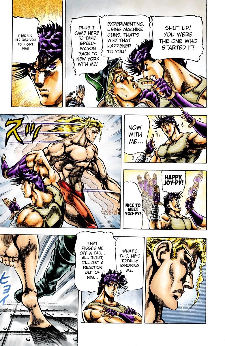 Read JoJo's Bizarre Adventure Part 2 Battle Tendency Official Colored Manga Online