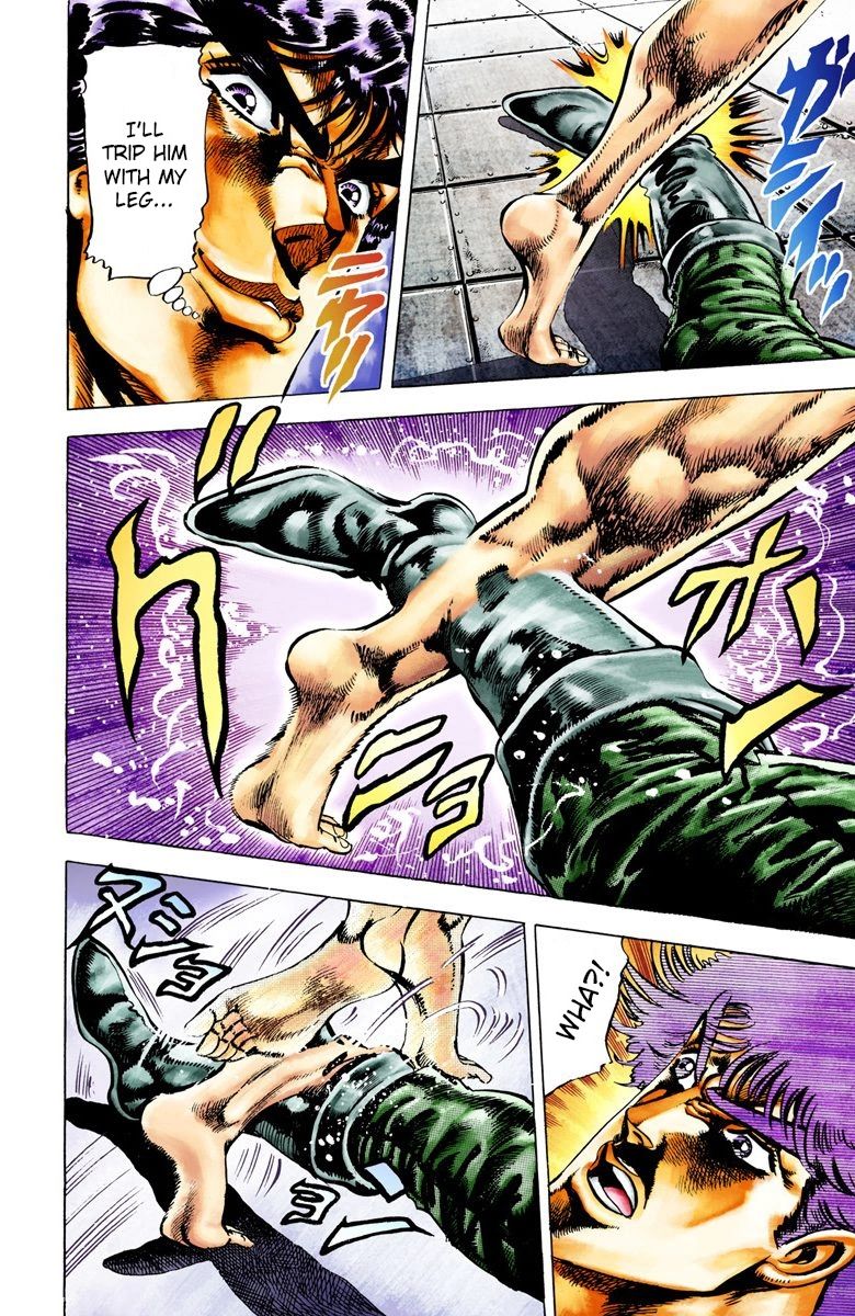 Read JoJo's Bizarre Adventure Part 2 Battle Tendency Official Colored Manga Online