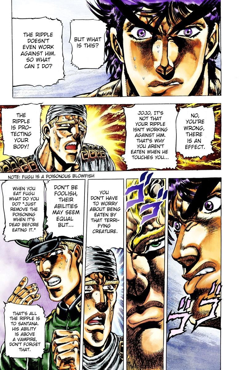 Read JoJo's Bizarre Adventure Part 2 Battle Tendency Official Colored Manga Online