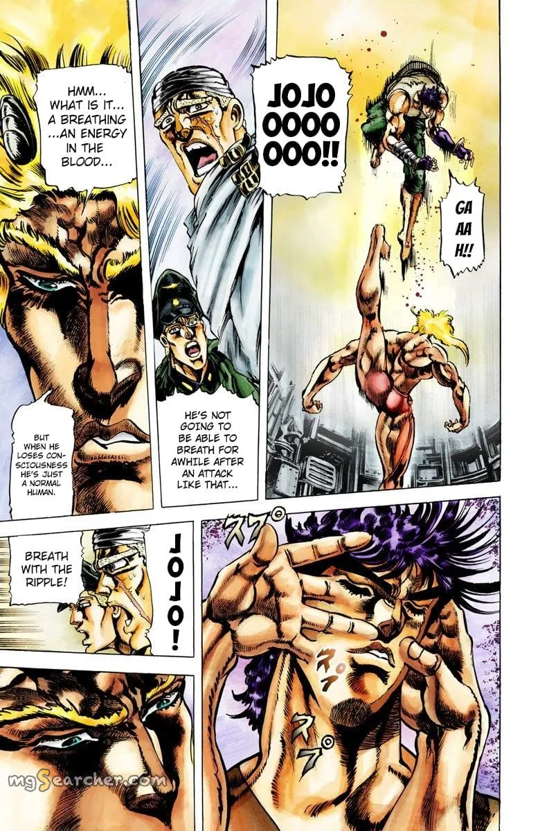 Read JoJo's Bizarre Adventure Part 2 Battle Tendency Official Colored Manga Online