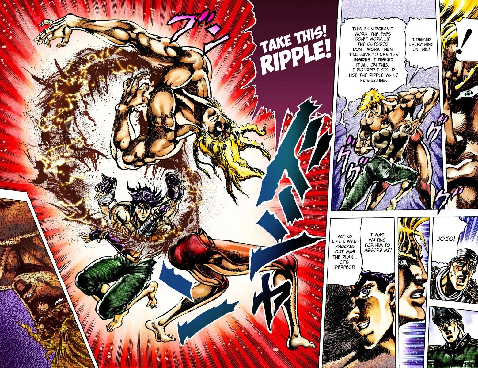 Read JoJo's Bizarre Adventure Part 2 Battle Tendency Official Colored Manga Online