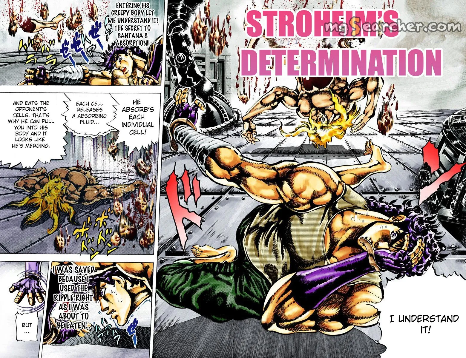 Read JoJo's Bizarre Adventure Part 2 Battle Tendency Official Colored Manga Online