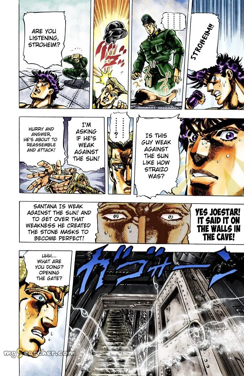 Read JoJo's Bizarre Adventure Part 2 Battle Tendency Official Colored Manga Online