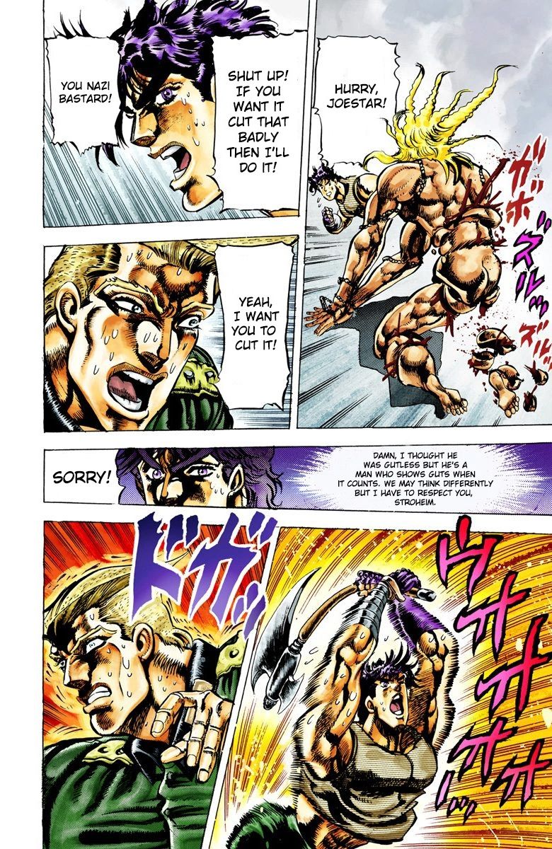 Read JoJo's Bizarre Adventure Part 2 Battle Tendency Official Colored Manga Online