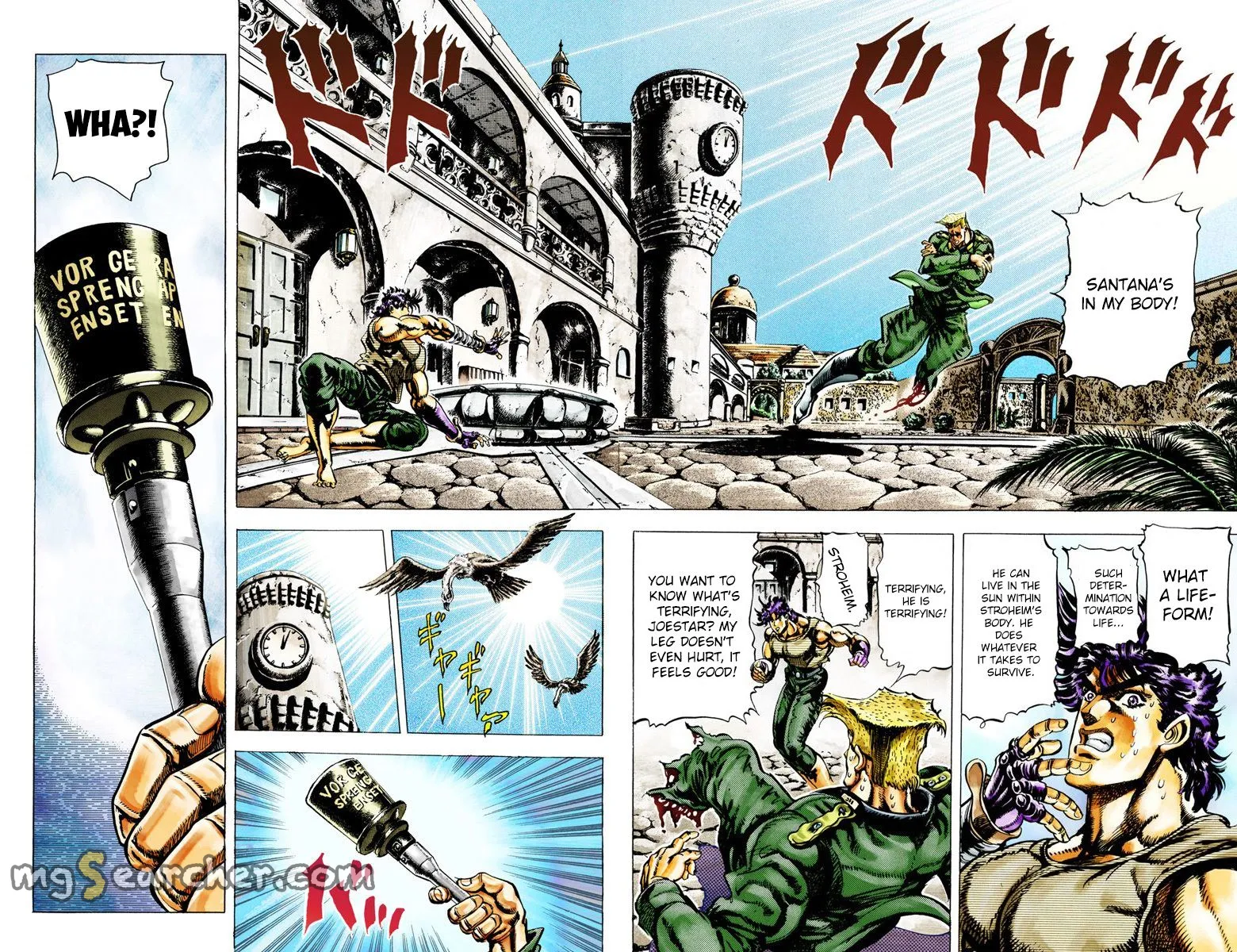 Read JoJo's Bizarre Adventure Part 2 Battle Tendency Official Colored Manga Online