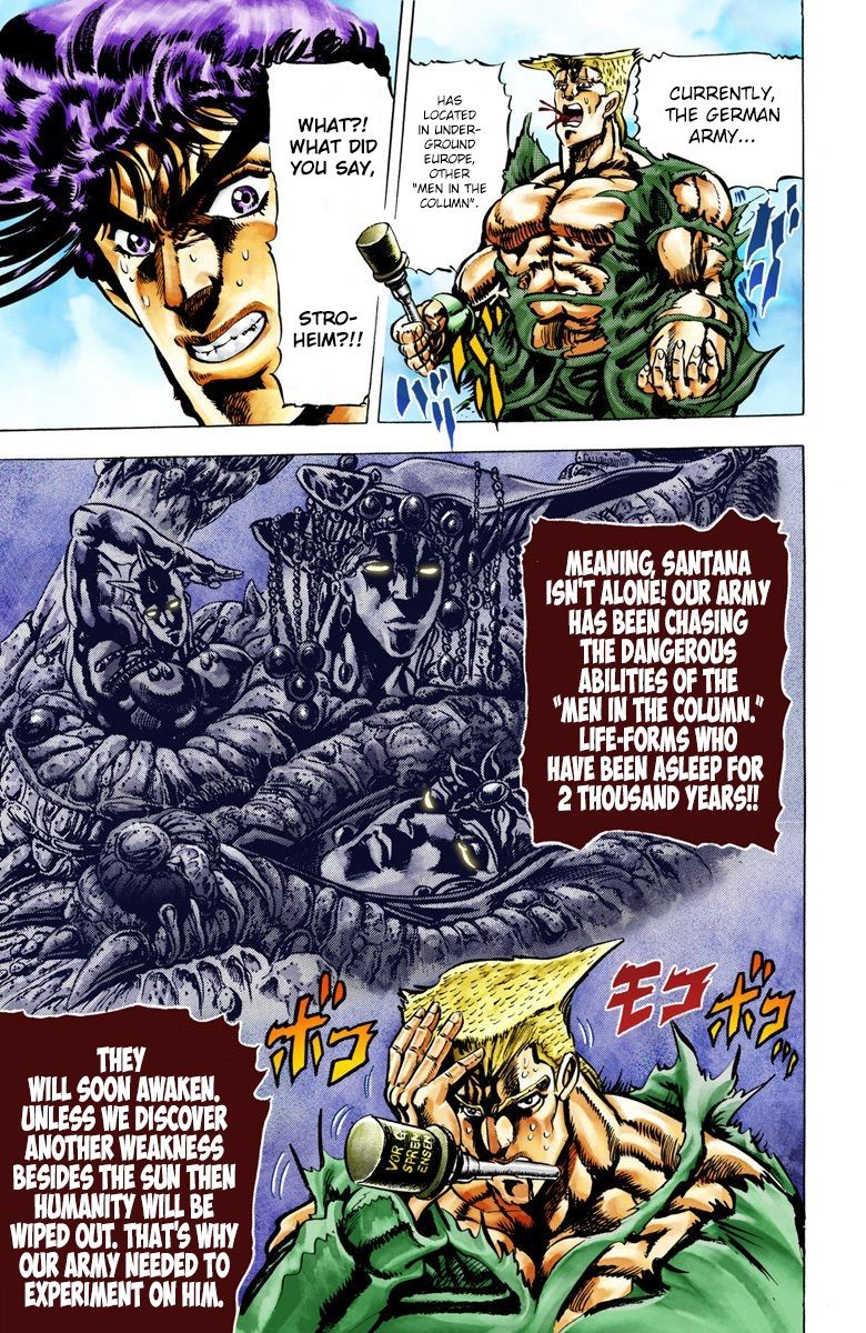 Read JoJo's Bizarre Adventure Part 2 Battle Tendency Official Colored Manga Online