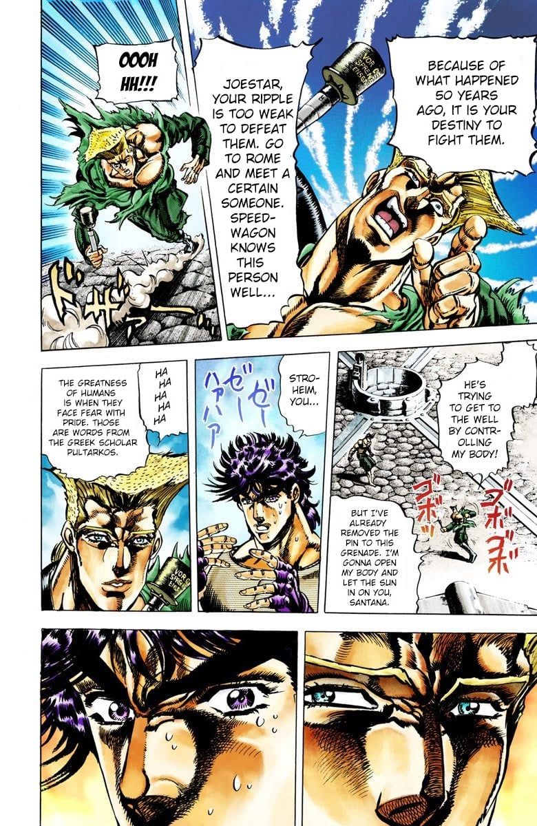 Read JoJo's Bizarre Adventure Part 2 Battle Tendency Official Colored Manga Online