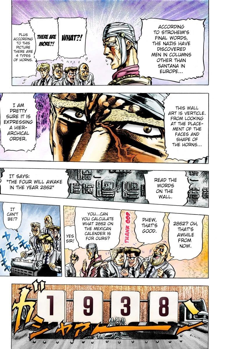 Read JoJo's Bizarre Adventure Part 2 Battle Tendency Official Colored Manga Online