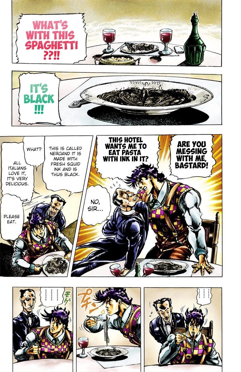 Read JoJo's Bizarre Adventure Part 2 Battle Tendency Official Colored Manga Online