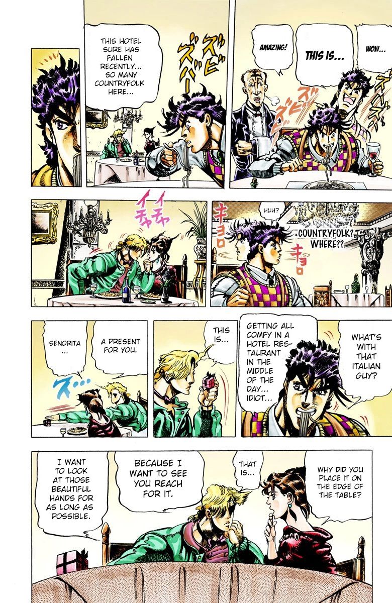 Read JoJo's Bizarre Adventure Part 2 Battle Tendency Official Colored Manga Online